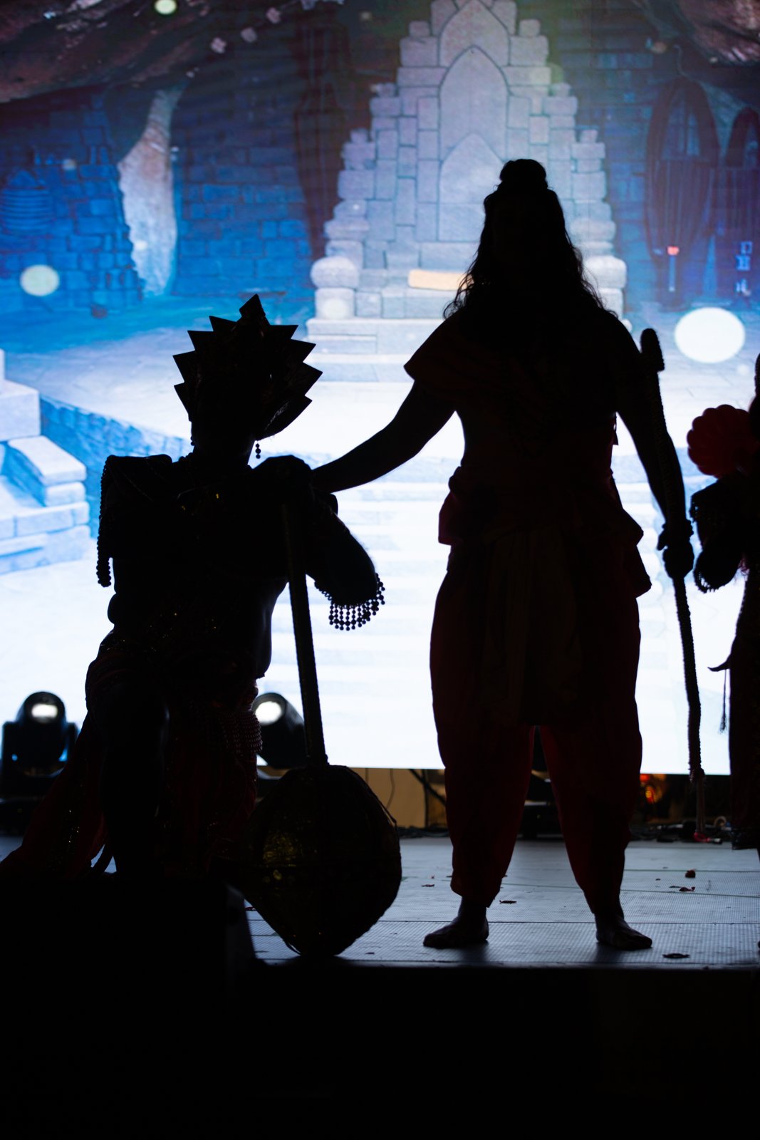 Ram Ki Leela dramatic silhouette